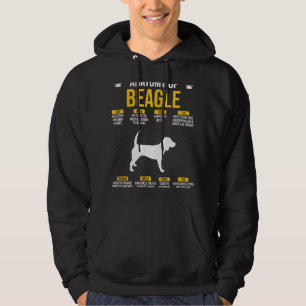 Anatomy Of Beagle Dog Hoodie