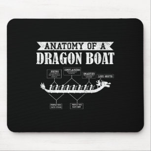 Anatomy Of Dragon Boat Racing Lover Boats Racer Bo Mouse Mat