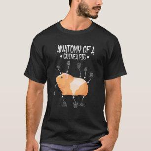 Anatomy Of Guinea Pigs Pig   Cute Pet T-Shirt