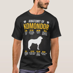 Anatomy Of Komondor Dog T-Shirt