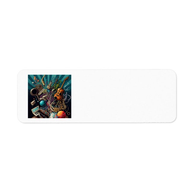 Anatomy of Music Address Labels (Front)