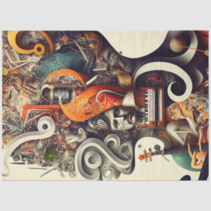 Anatomy of Music Series Design 4 Tissue Paper