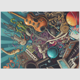 Anatomy of Music Series Design 8 Tissue Paper