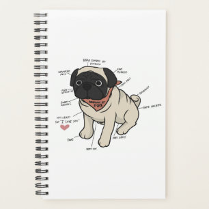 Anatomy Of Pug Dog Chart Planner