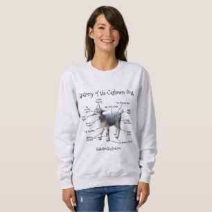 Anatomy of the Cashmere Goat - Women's Sweatshirt