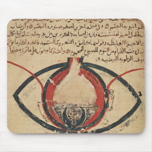 Anatomy of the Eye, from a book on eye diseases Mouse Mat (Front)