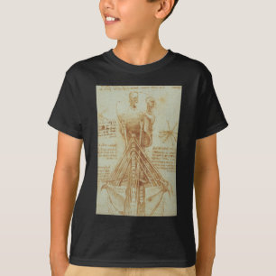 Anatomy of the Neck by Leonardo Da Vinci c. 1515 T-Shirt