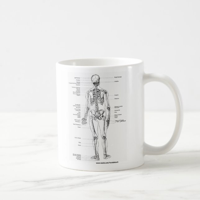 ANATOMY SKELETON T-SHIRTS AND GIFTS COFFEE MUG (Right)