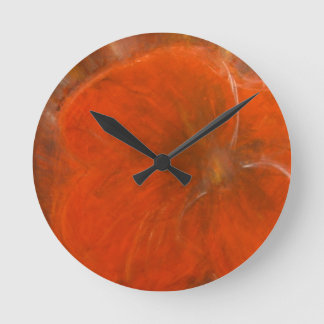 Anca Sofia Decorative Art: Inlove poppy Round Clock