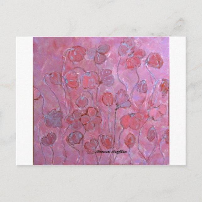 Anca Sofia Decorative Art: La flor de mi secreto Postcard (Front)