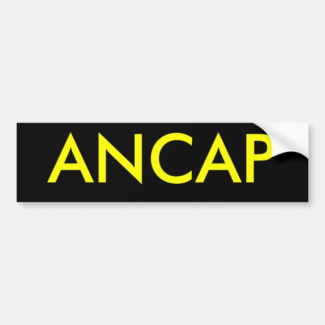 ANCAP BUMPER STICKER (Front)