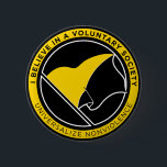 AnCap Flag Buttons<br><div class="desc">Anarcho-capitalist flag buttons.  Reads "I believe in a voluntary society.  Universalise nonviolence. 

Background colour is customisable when you click the "customise it" button.</div>