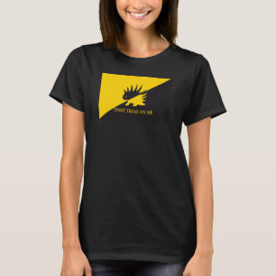 Ancap flag Porcupine logo Gadsden flag parody meme T-Shirt