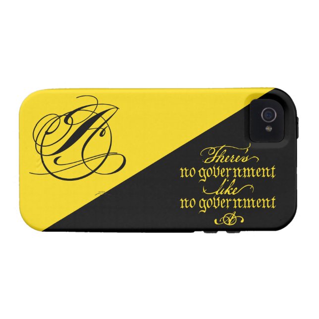 AnCap iPhone 4/4S Case-Mate ID Case (Back Horizontal)