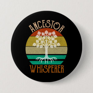 Ancestor Whisperer Genealogy 7.5 Cm Round Badge