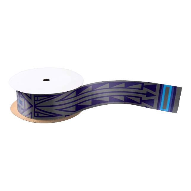 Ancestors Blue Satin Ribbon (Spool)