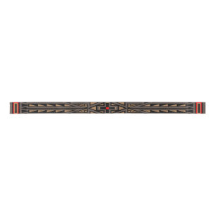 Ancestors Red and Black Satin Ribbon