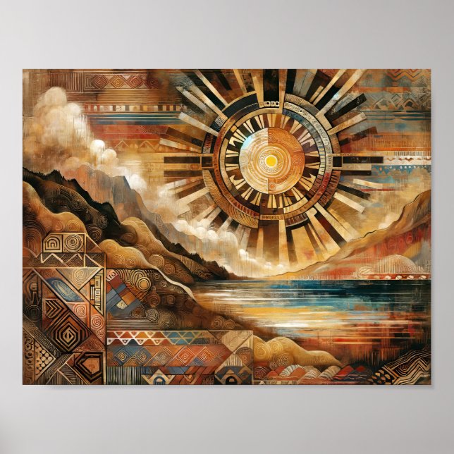 Ancestral Echoes: Filipino Art Tapestry Poster (Front)