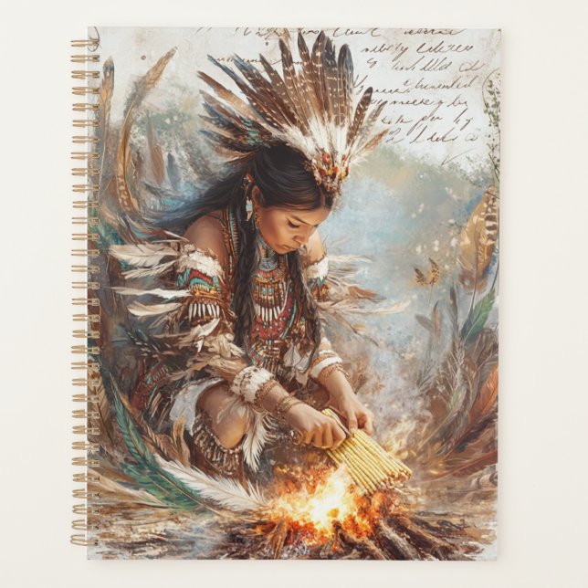 Ancestral Flame: Honoring Tradition  Planner (Front)