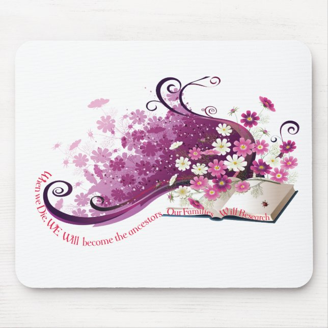 Ancestry Book Mouse Mat (Front)