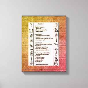 Ancestry Canvas Print