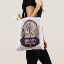 Ancestry Detective Tote Bag