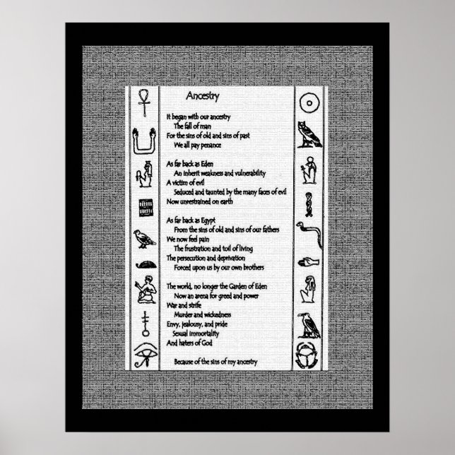 Ancestry Poster (Front)