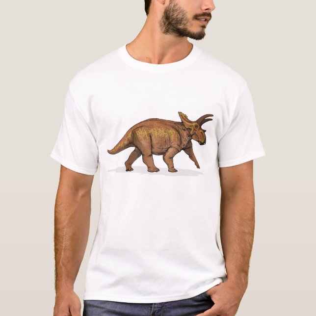 Anchiceratops - Cretaceous Dinosaur T-Shirt (Front)