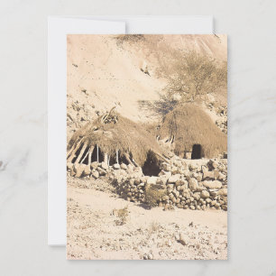  Anchient Desert Dwelling  Holiday Card