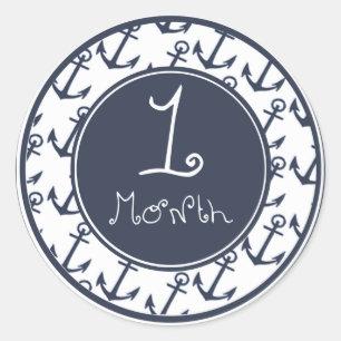 Anchor 1 Month Sticker