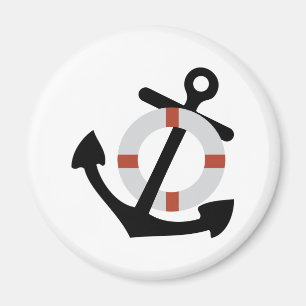 anchor and lifesaver magnet