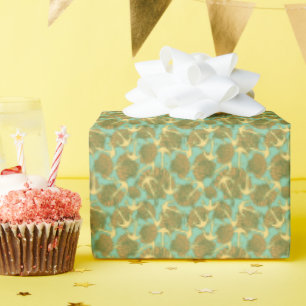 Anchor And Shells In Vintage Style Pattern Wrapping Paper