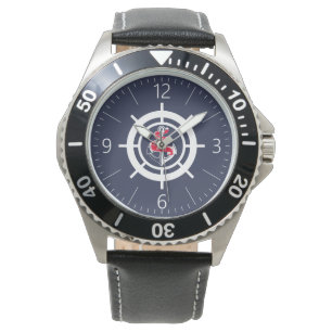 Anchor and steering wheel watch