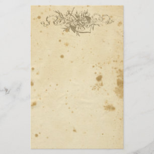 Anchor Antique Stained Floral Stationery