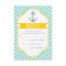 Anchor aqua, yellow nautical wedding RSVP