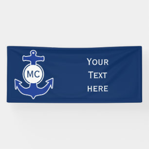 Anchor blue / Contour white + your ideas Banner