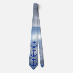 Anchor blue + your background & ideas tie