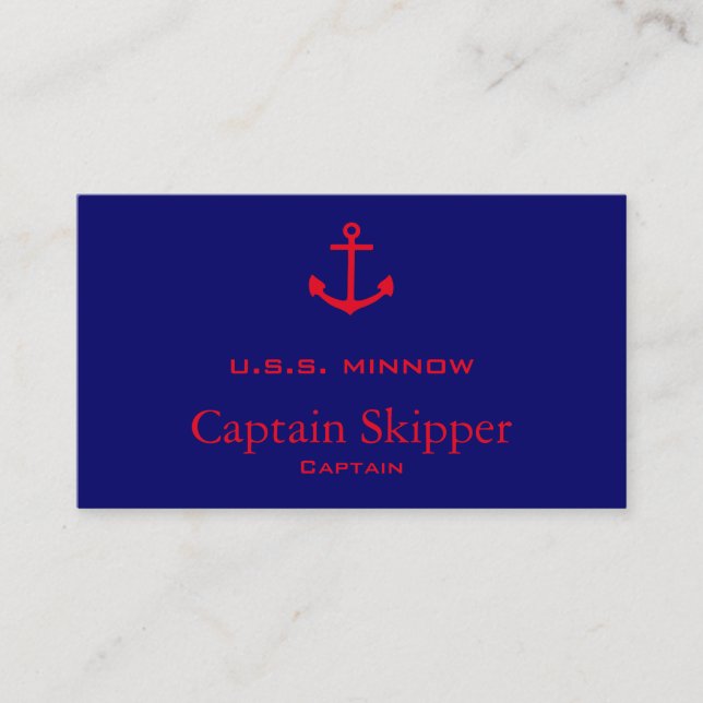 Anchor Business Card (Front)