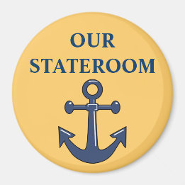 Anchor Cabin Door Marker Magnet