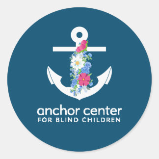 Anchor Centre Flowers Sticker