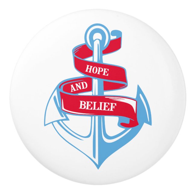 Anchor Ceramic Knob (Front)