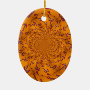 Anchor Ceramic Tree Decoration