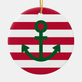 Anchor Ceramic Tree Decoration