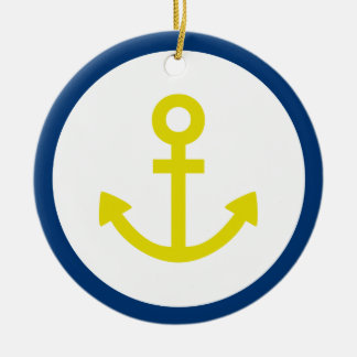 Anchor Ceramic Tree Decoration