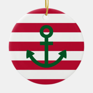 Anchor Ceramic Tree Decoration