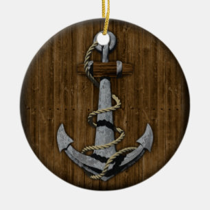 Anchor Ceramic Tree Decoration