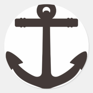 Anchor Classic Round Sticker