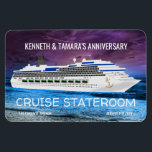 Anchor Cruise Ship Stateroom Door Marker Reunion Magnet<br><div class="desc">cruise ship anchor family reunion water gold ship ocean cruise trip stateroom door marker couple coupless families</div>