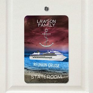 Anchor Cruise Stateroom Cabin Door Marker Reunion Magnet
