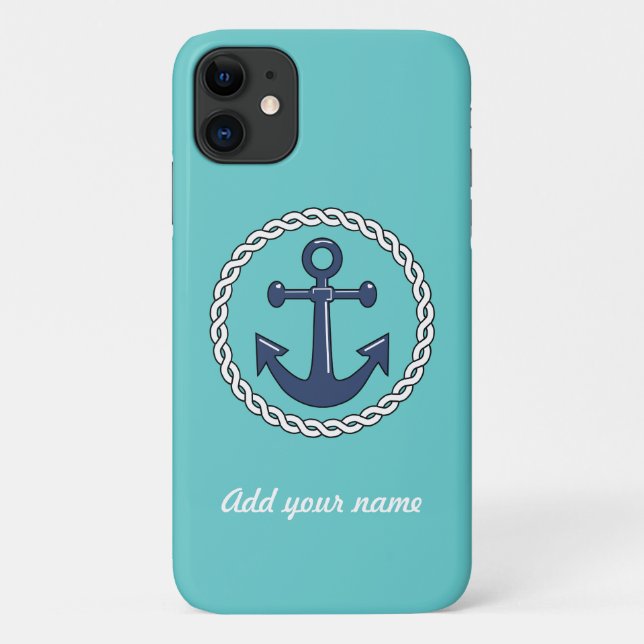 Anchor Custom iPhone 4 Case (Back)